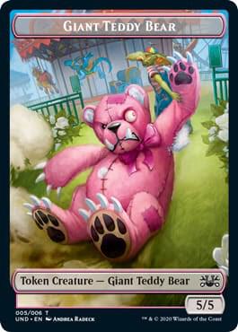 Giant Teddy Bear // Acorn Stash Double-Sided Token [Unsanctioned Tokens]