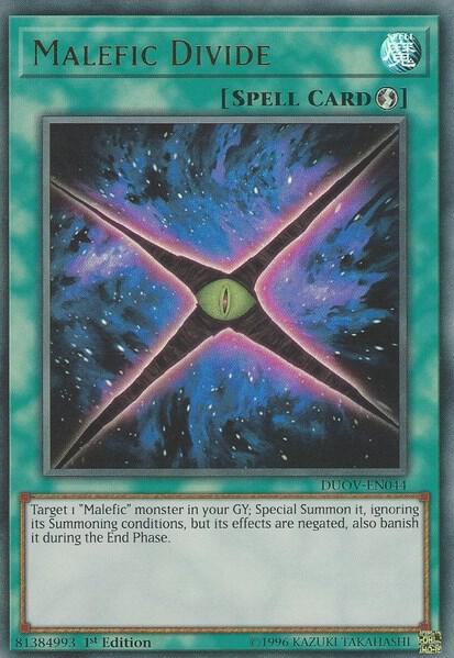 Malefic Divide [DUOV-EN044] Ultra Rare