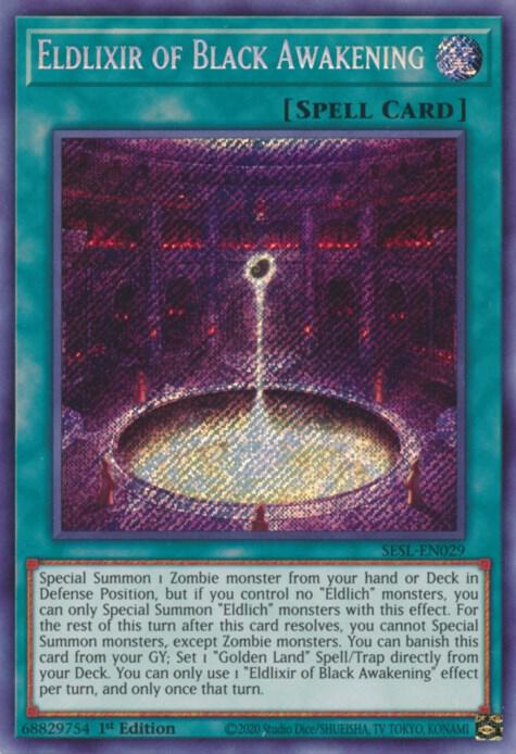 Eldlixir of Black Awakening [SESL-EN029] Secret Rare