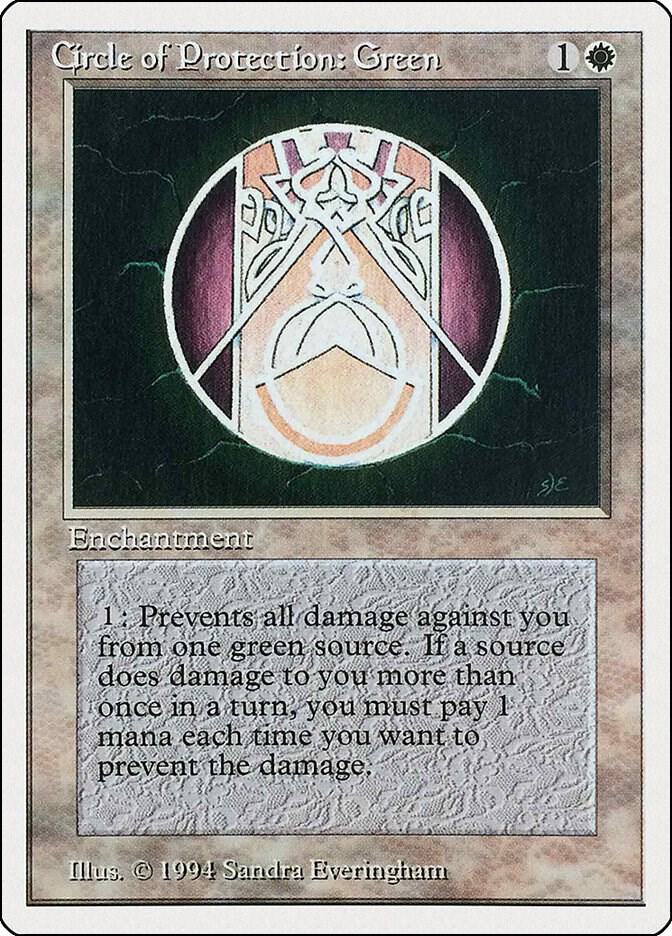 Circle of Protection: Green [Summer Magic / Edgar]