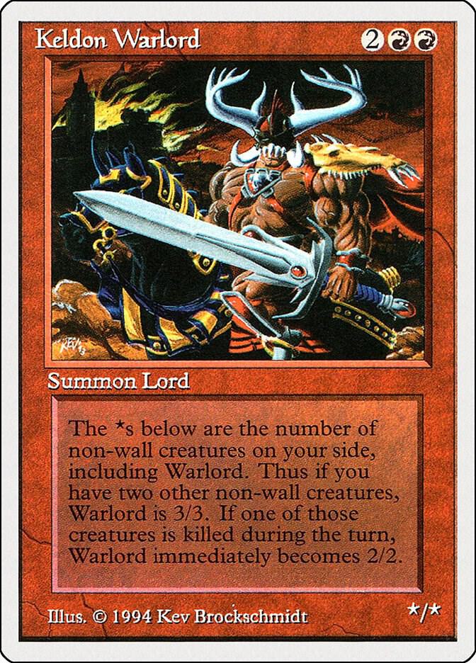 Keldon Warlord [Summer Magic / Edgar]