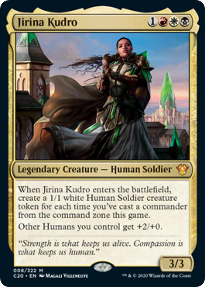 Jirina Kudro (Oversized) [Commander 2020 Oversized]
