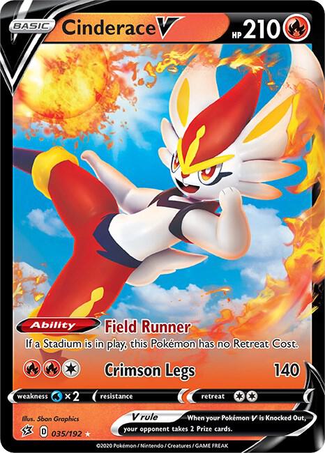 Cinderace V (035/192) [Sword & Shield: Rebel Clash]