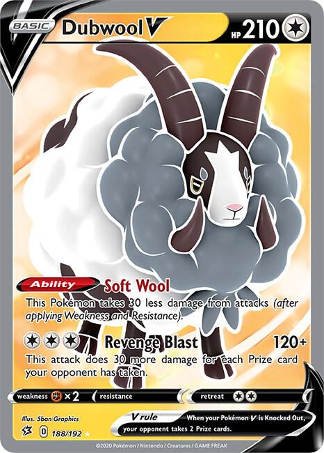 Dubwool V (188/192) [Sword & Shield: Rebel Clash]