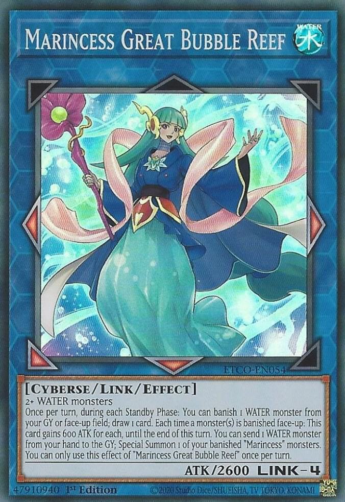 Marincess Great Bubble Reef [ETCO-EN054] Super Rare
