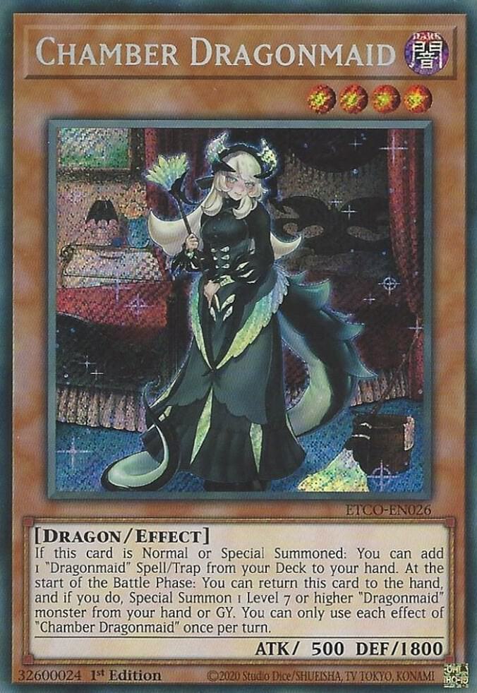 Chamber Dragonmaid [ETCO-EN026] Secret Rare