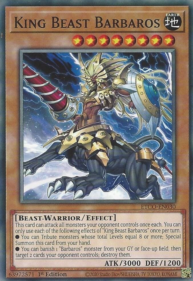 King Beast Barbaros [ETCO-EN030] Common