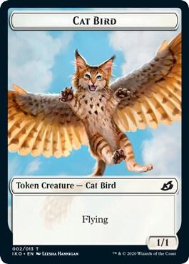 Cat Bird Token [Ikoria: Lair of Behemoths Tokens]