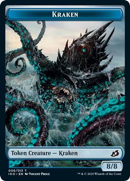 Kraken Token [Ikoria: Lair of Behemoths Tokens]