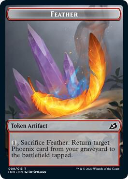 Feather Token [Ikoria: Lair of Behemoths Tokens]