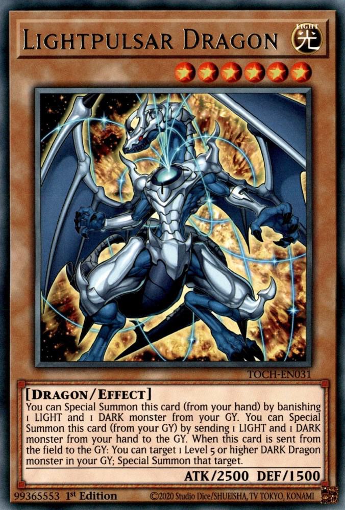 Lightpulsar Dragon [TOCH-EN031] Rare