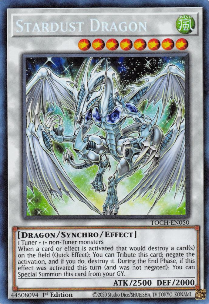Stardust Dragon [TOCH-EN050] Collector's Rare
