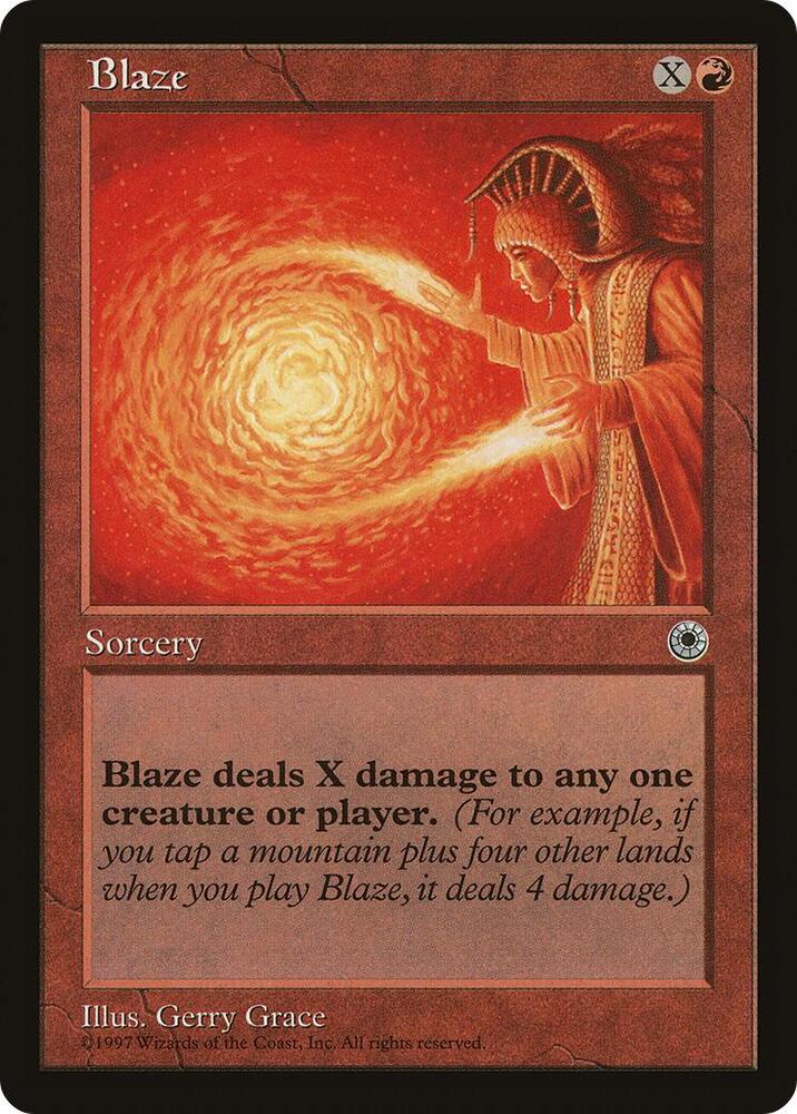 Blaze (No Flavor Text) [Portal]