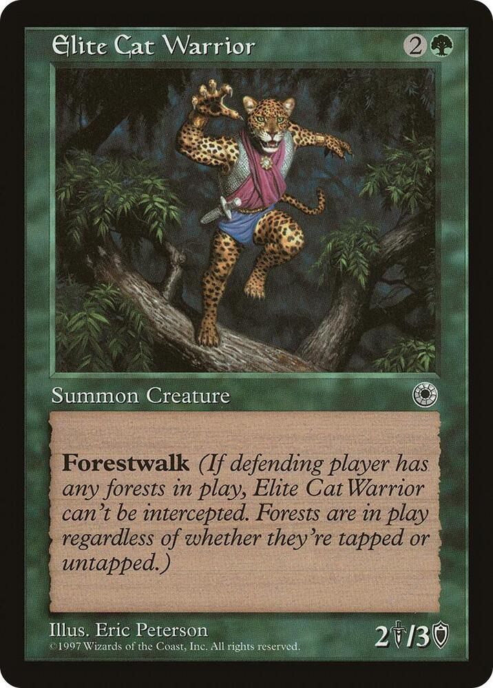 Elite Cat Warrior (No Flavor Text) [Portal]