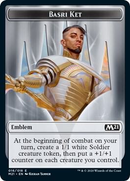 Basri Ket Emblem [Core Set 2021 Tokens]