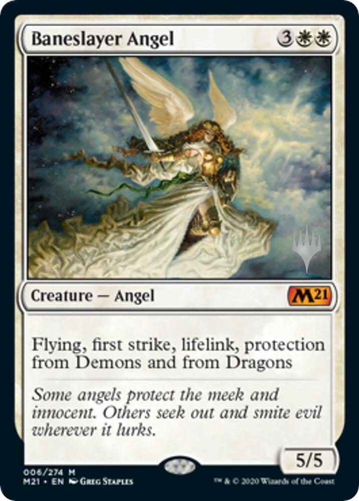 Baneslayer Angel (Promo Pack) [Core Set 2021 Promos]