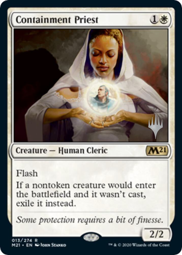 Containment Priest (Promo Pack) [Core Set 2021 Promos]