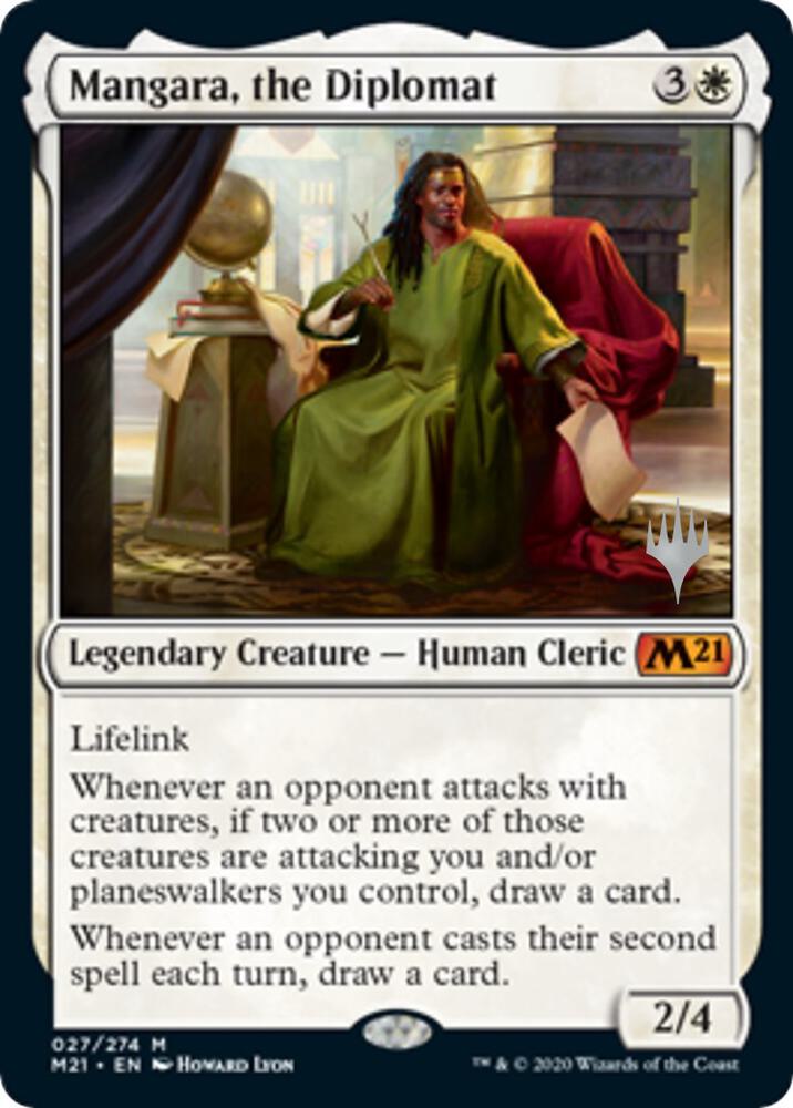 Mangara, the Diplomat (Promo Pack) [Core Set 2021 Promos]