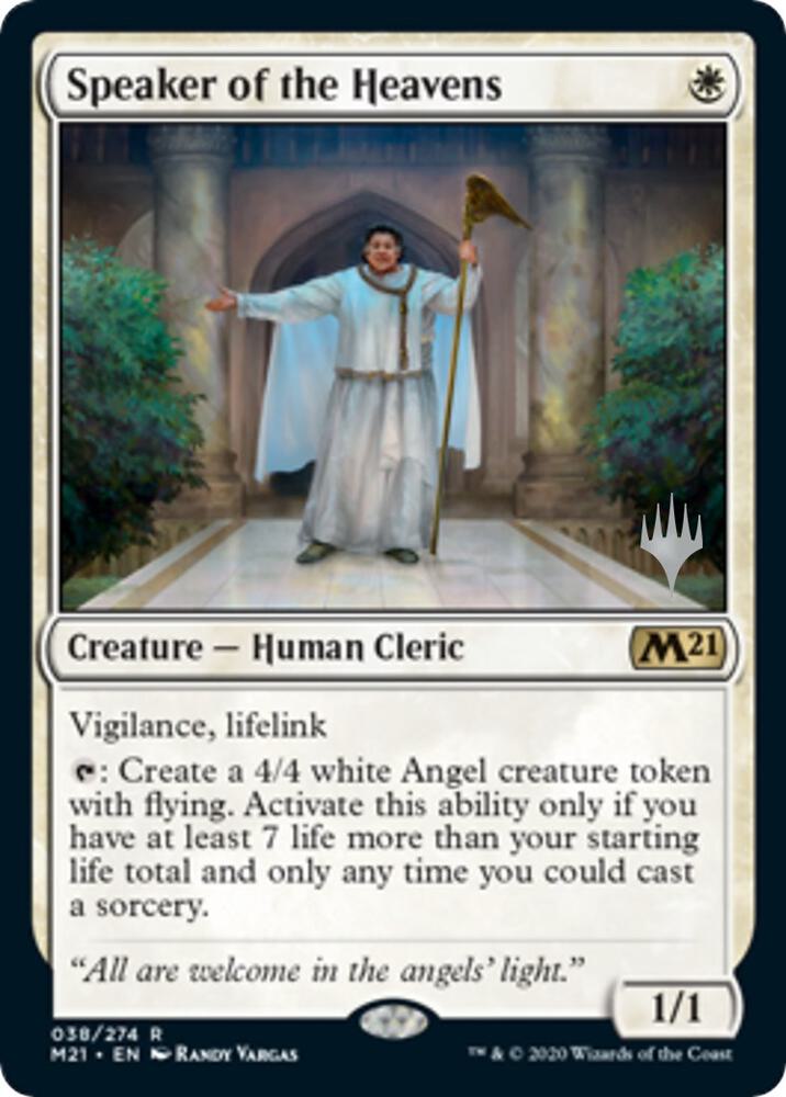 Speaker of the Heavens (Promo Pack) [Core Set 2021 Promos]