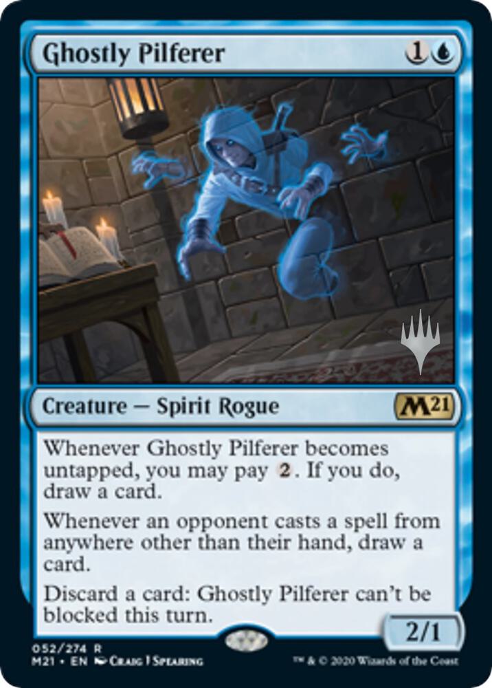 Ghostly Pilferer (Promo Pack) [Core Set 2021 Promos]
