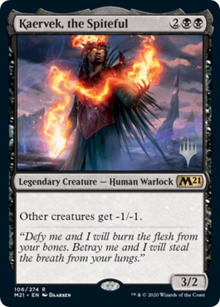 Kaervek, the Spiteful (Promo Pack) [Core Set 2021 Promos]