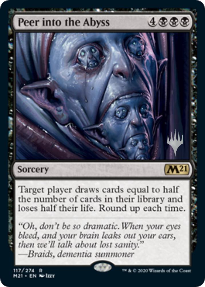 Peer into the Abyss (Promo Pack) [Core Set 2021 Promos]