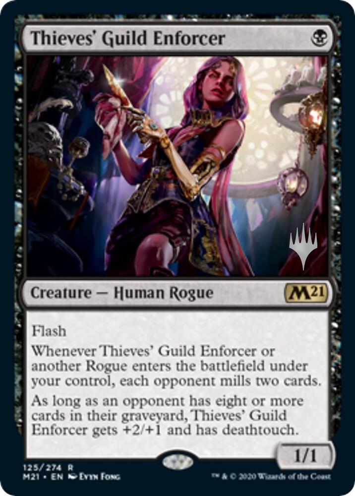 Thieves' Guild Enforcer (Promo Pack) [Core Set 2021 Promos]