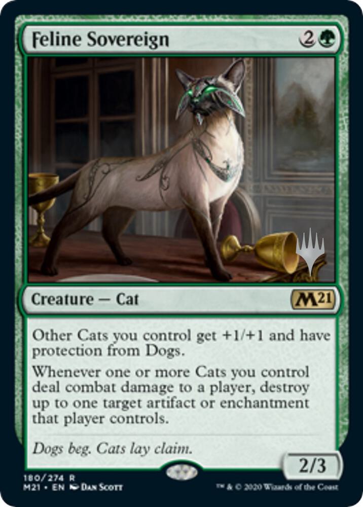 Feline Sovereign (Promo Pack) [Core Set 2021 Promos]