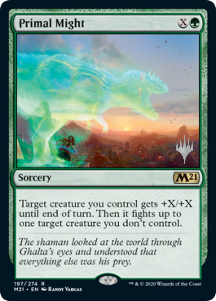 Primal Might (Promo Pack) [Core Set 2021 Promos]