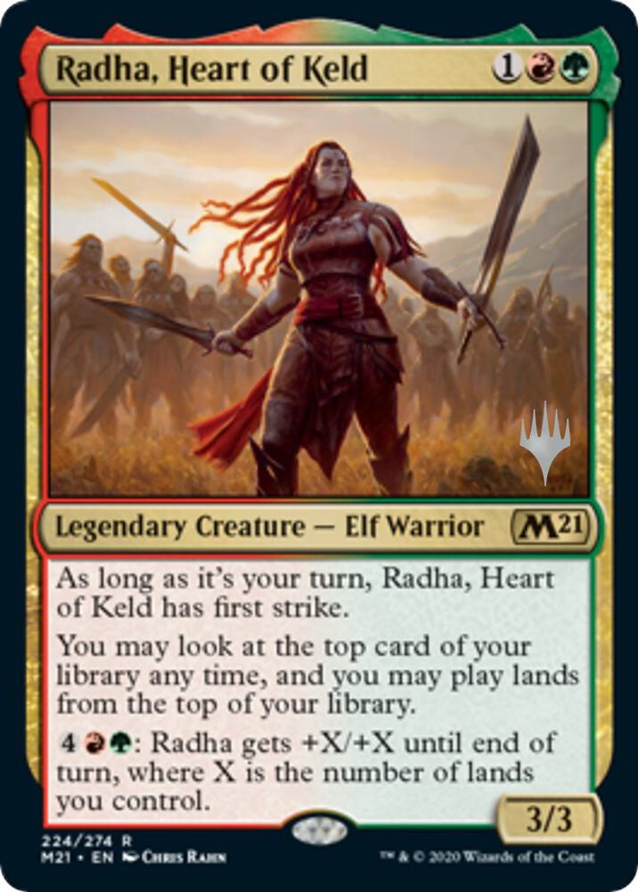 Radha, Heart of Keld (Promo Pack) [Core Set 2021 Promos]