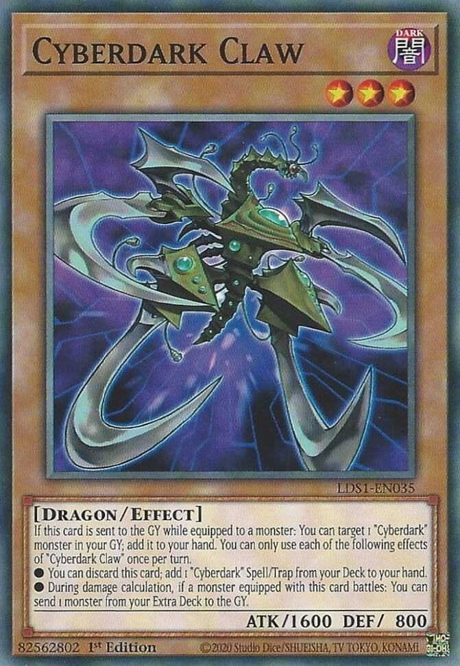 Cyberdark Claw [LDS1-EN035] Common