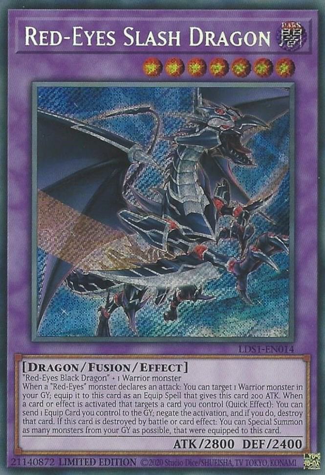Red-Eyes Slash Dragon [LDS1-EN014] Secret Rare