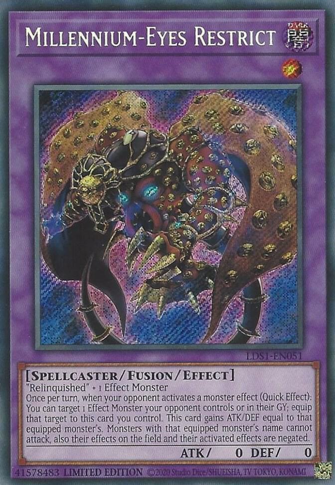 Millennium-Eyes Restrict [LDS1-EN051] Secret Rare