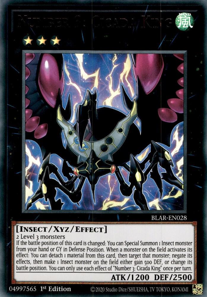 Number 3: Cicada King [BLAR-EN028] Ultra Rare