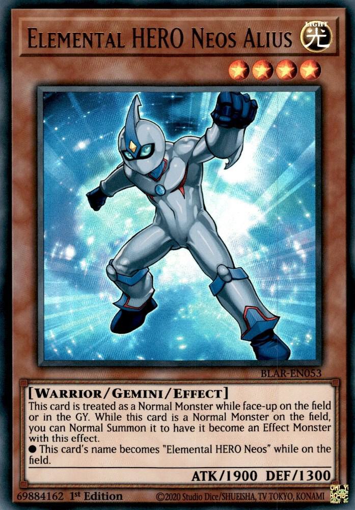 Elemental Hero Neos Alius [BLAR-EN053] Ultra Rare