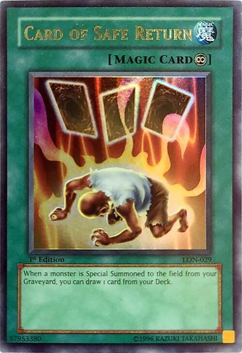 Card of Safe Return [LON-029] Ultra Rare