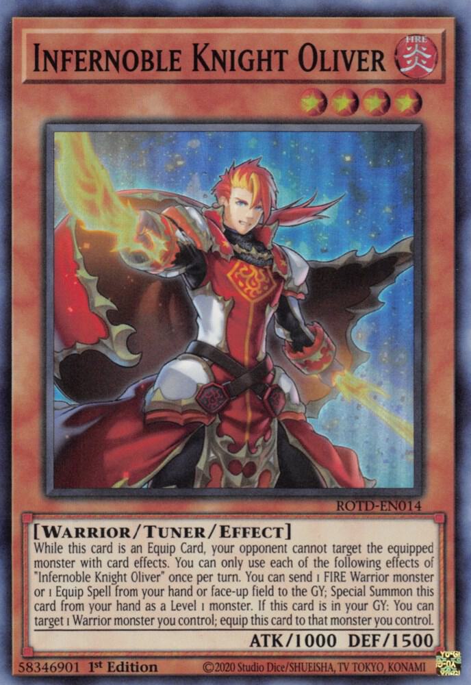 Infernoble Knight Oliver [ROTD-EN014] Super Rare