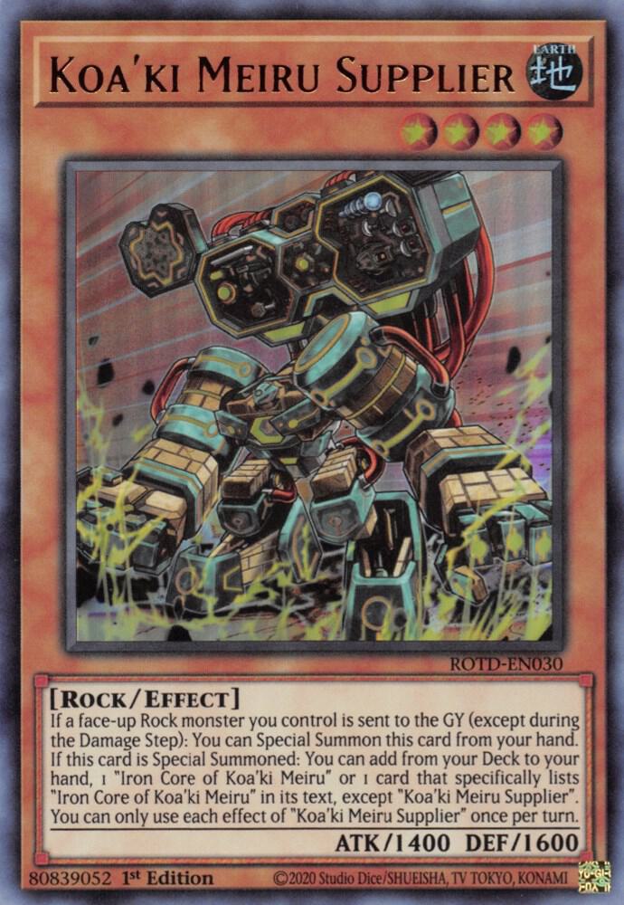 Koa'ki Meiru Supplier [ROTD-EN030] Ultra Rare