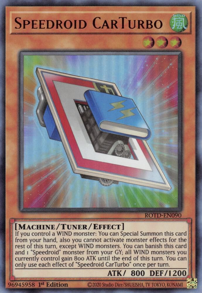 Speedroid CarTurbo [ROTD-EN090] Ultra Rare