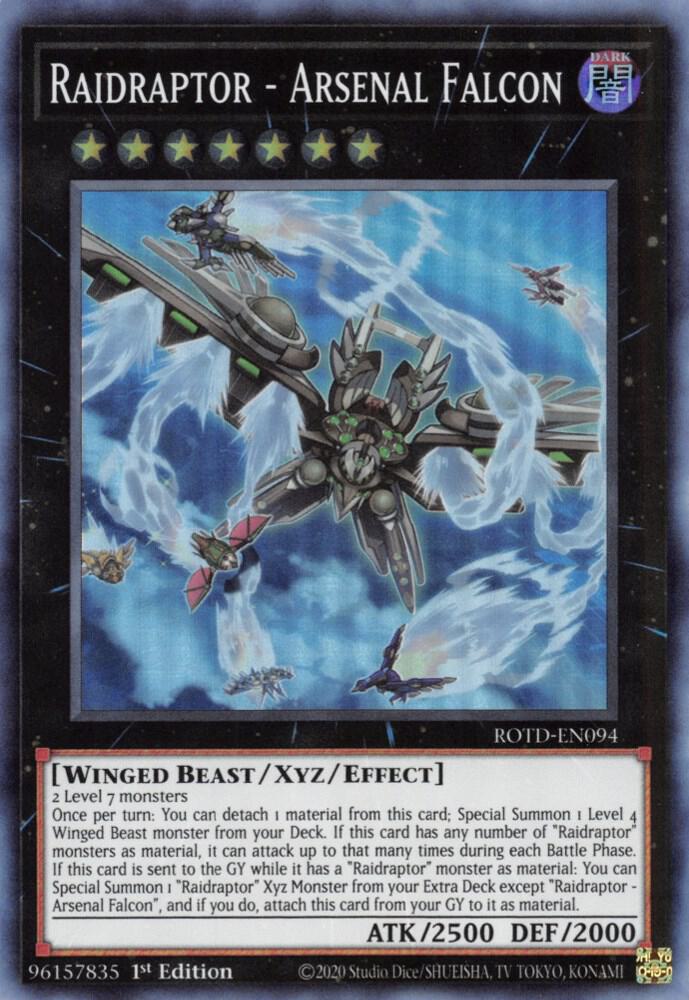 Raidraptor - Arsenal Falcon [ROTD-EN094] Super Rare