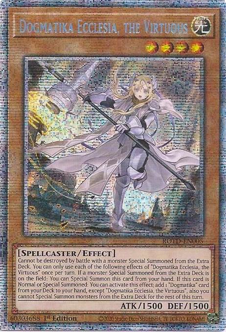 Dogmatika Ecclesia, the Virtuous [ROTD-EN005] Starlight Rare