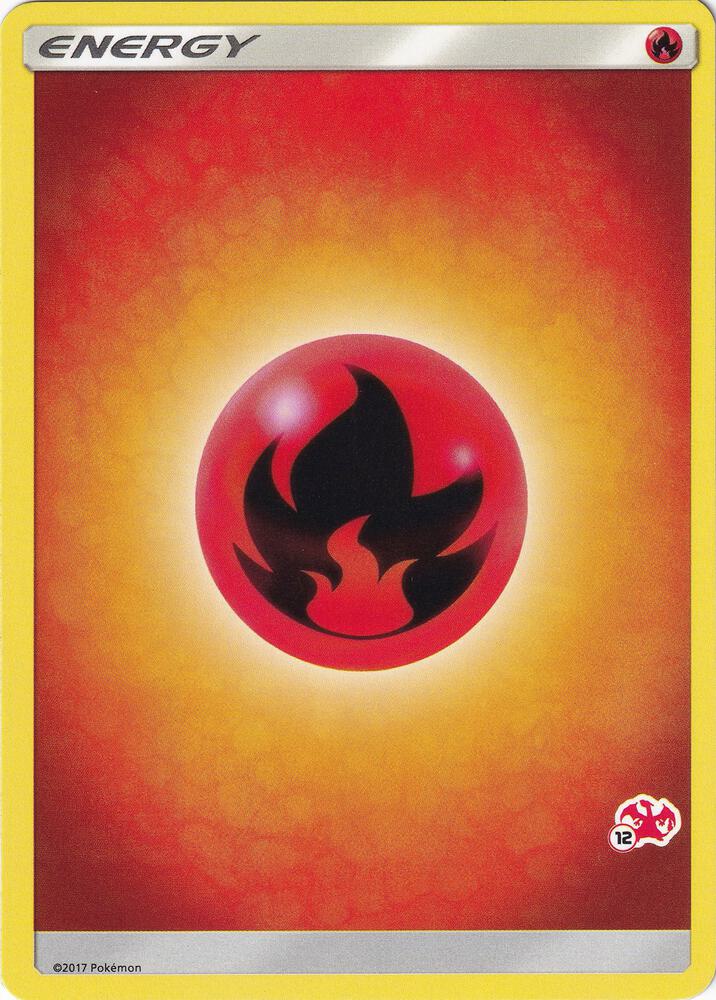 Fire Energy (Charizard Stamp #12) [Battle Academy 2020]