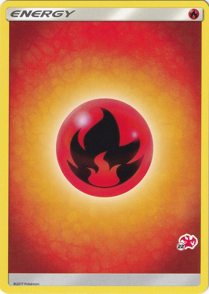Fire Energy (Charizard Stamp #22) [Battle Academy 2020]