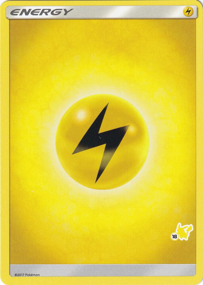 Lightning Energy (Pikachu Stamp #18) [Battle Academy 2020]