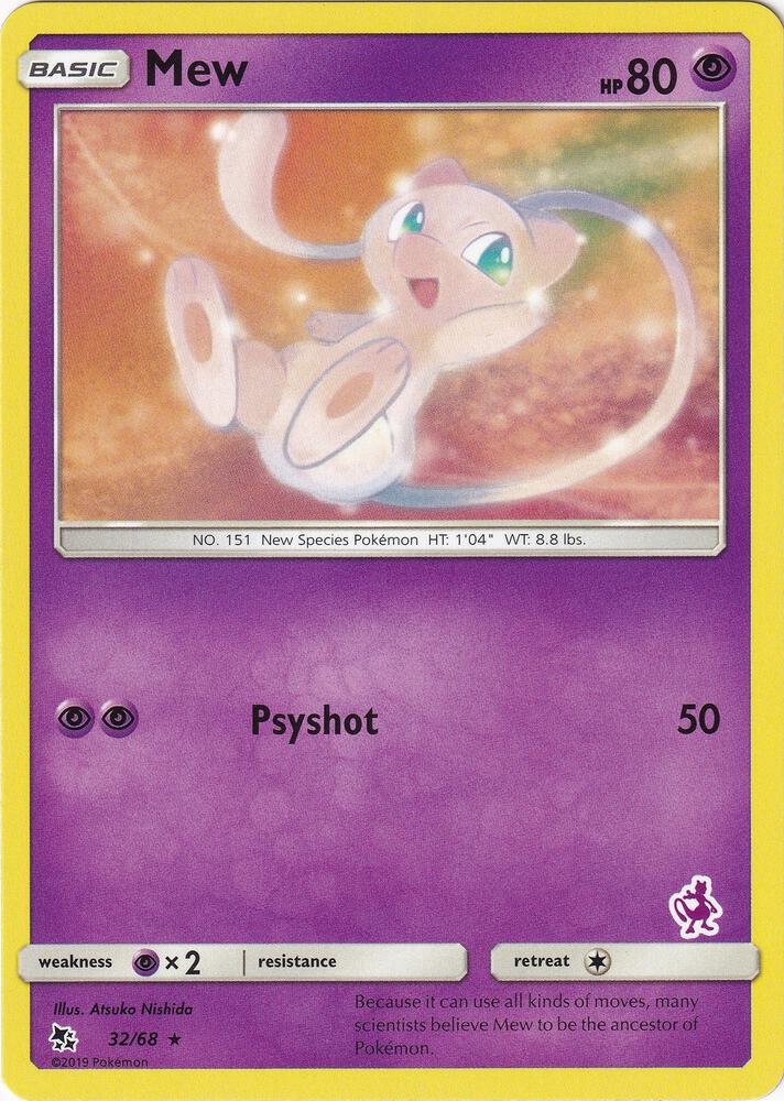 Mew (32/68) (Mewtwo Deck) [Battle Academy 2020]