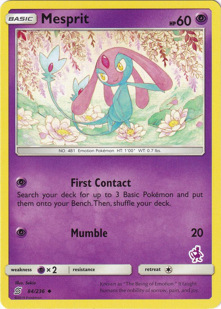 Mesprit (84/236) (Mewtwo Deck) [Battle Academy 2020]