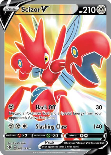 Scizor V (183/189) [Sword & Shield: Darkness Ablaze]