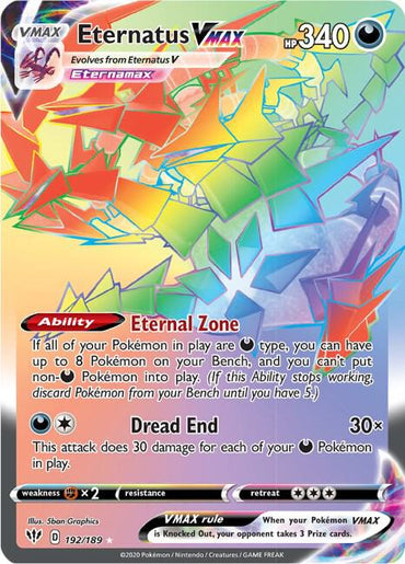 Eternatus VMAX (192/189) [Sword & Shield: Darkness Ablaze]