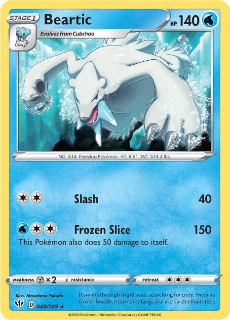 Beartic (049/189) [Sword & Shield: Darkness Ablaze]