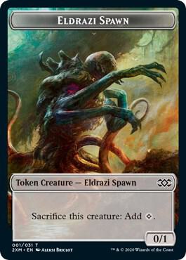 Eldrazi Spawn Token [Double Masters Tokens]